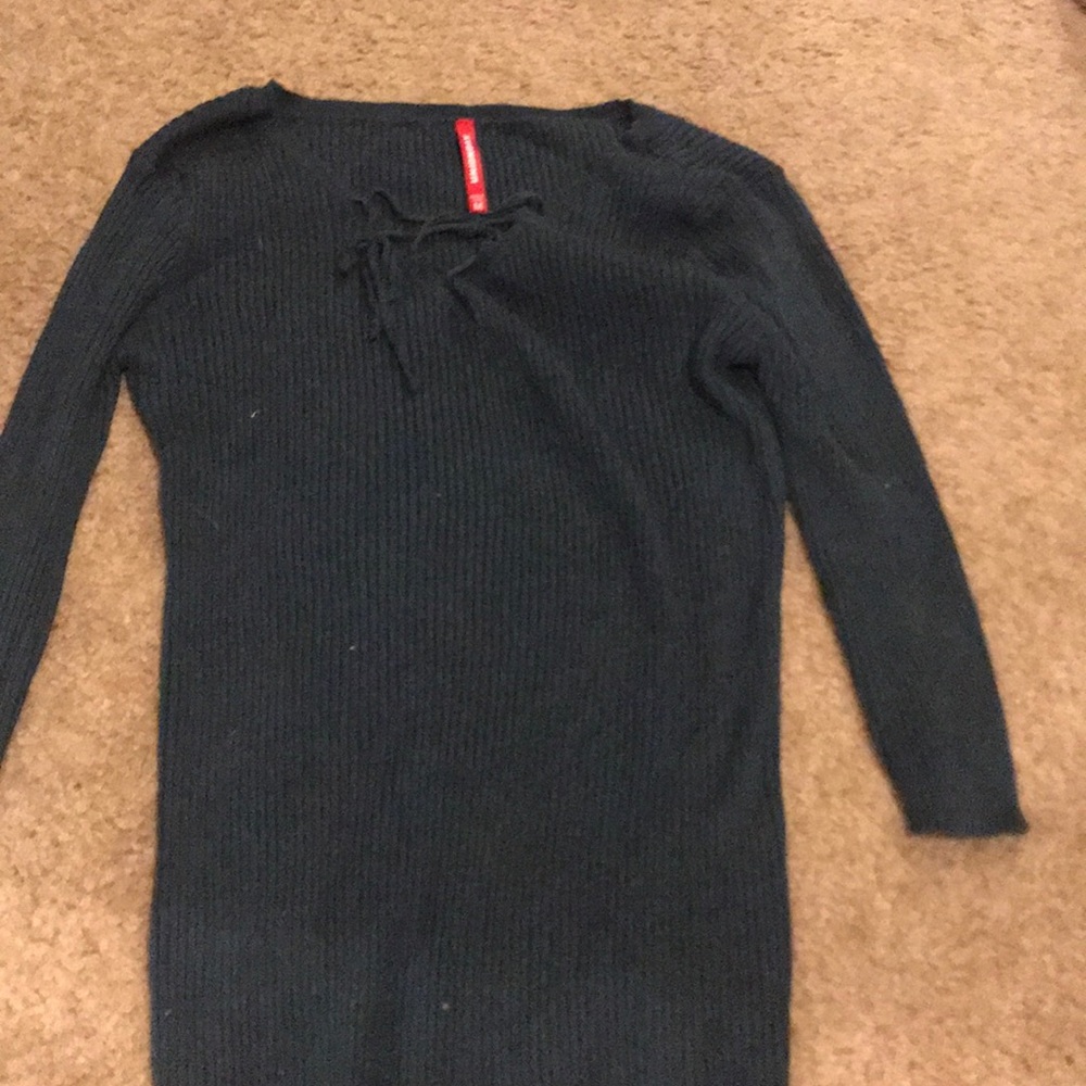 Juniors green unionbay sweater long sleeved shirt